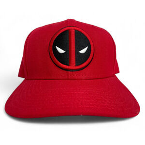 Deadpool Hat Red Adjustable Snapback